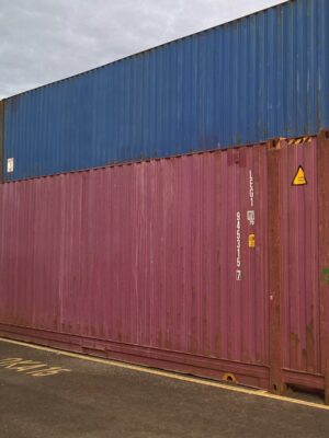 45′ HCPW Shipping Container Blue (RAL 5013)