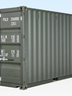 20Ft Shipping Container (One Trip) – Dark Green