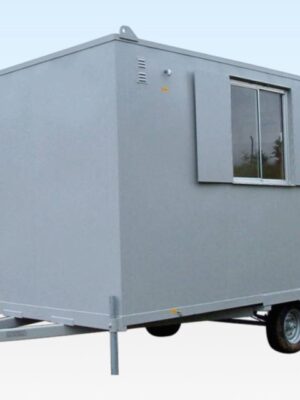 12Ft x 7Ft 6in Steel Mobile Anti-Vandal Office Cabin