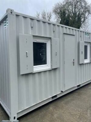 16Ft x 8Ft Steel Anti-Vandal Canteen Cabin