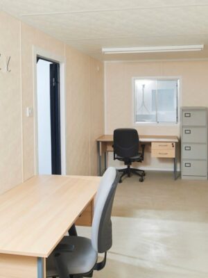 20Ft x 8Ft Steel Anti-Vandal Office Cabin