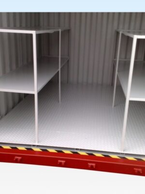10 x 8ft Flat Floor Bunded Store