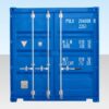 20ft Self Storage Container with Bamboo Floor – Blue (RAL 5010)