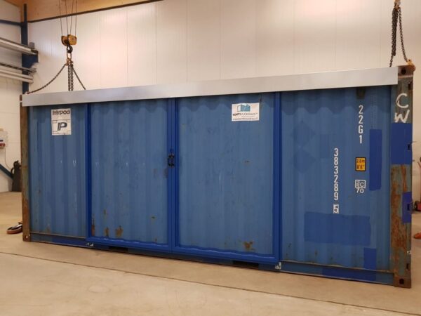 2-1.jpeg 20ft Hi Cube Container (9′ 6″ high) suitable for IBC storage Sliding Door