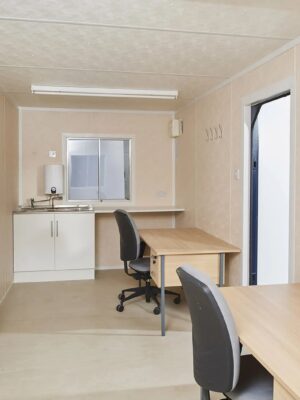 16Ft x 8Ft Steel Anti-Vandal Canteen Cabin