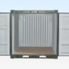 8ft One Trip Shipping Container Green (RAL 6007)