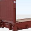 40Ft X 8Ft Used Flat Rack Shipping Container