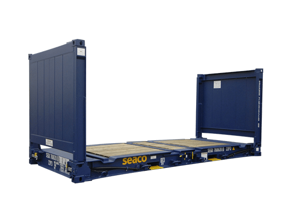 20Ft X 8Ft Used Flat Rack Shipping Containers
