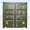 10ft x 8ft Shipping Container (One Trip) Green (RAL 6007)