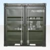 8ft One Trip Shipping Container Green (RAL 6007)