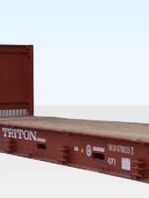 40Ft X 8Ft Used Flat Rack Shipping Container