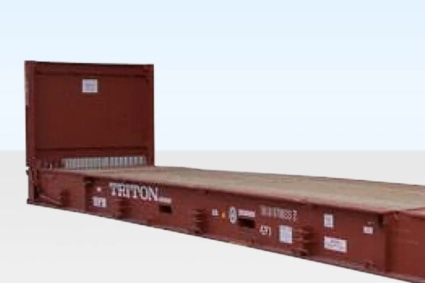 40Ft X 8Ft Used Flat Rack Shipping Container