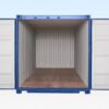 20ft Self Storage Container with Bamboo Floor – Blue (RAL 5010)